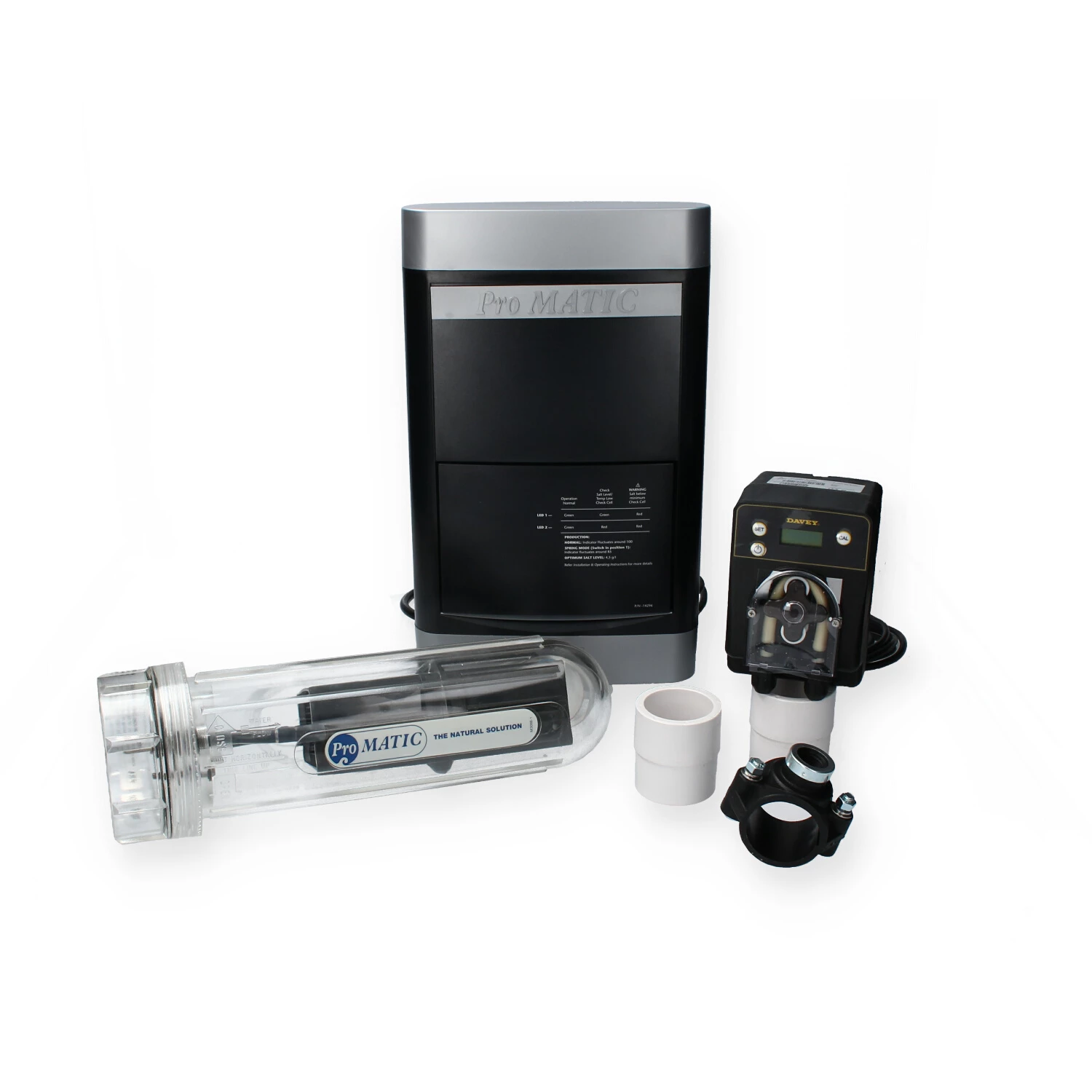 Zoutwaterfilter Davey Promatic ESC16 + Ph Doseerunit (80m3) 4 Zoutwaterfilter Davey Promatic ESC16 + Ph Doseerunit (80m3) - Afbeelding 2